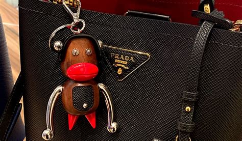 prada keychain scandal|Prada monkey face.